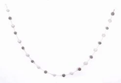 De Kulture Handmade Premium Wool Felt Large POM POM Garland Eco Friendly Christmas Tree Ornament, Home Office Wedding Party Holiday Decoration Banner | 96 Inches (RED & Off White) -National Tree Company Sale Shop 11eRf x9CyL. AC