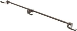 [Front Door Garland Hanger] - Adjustable To Different Door Widths | Heavy-Duty Cast Iron | Decorative Christmas Decor | No Nails Or Screws - No Damage To Your Door (Double Door, Mocha Brown) -National Tree Company Sale Shop 21dFlwtWJL. AC