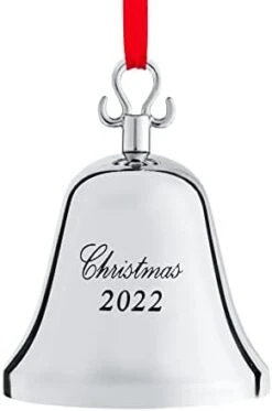Klikel Christmas Ornament 2020 - Christmas Bell - Bell Ornament For Christmas Tree - Christmas Bell Silver Ornament - Engraved Christmas 2020 - With Red Ribbon And Red Gift Box - 7th Annual Edition 15 Klikel Christmas Ornament 2020 - Christmas Bell - Bell Ornament For Christmas Tree - Christmas Bell Silver Ornament - Engraved Christmas 2020 - With Red Ribbon And Red Gift Box - 7th Annual Edition -National Tree Company Sale Shop 310H1FWZpPL. AC
