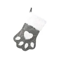 GENERIC Faux Window Lighting Christmas Red Bag Gift Christmas Children's Grey Home Decor Acrylic Chandelier Centerpiece (Grey, One Size)