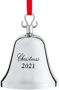 Klikel Christmas Ornament 2020 - Christmas Bell - Bell Ornament For Christmas Tree - Christmas Bell Silver Ornament - Engraved Christmas 2020 - With Red Ribbon And Red Gift Box - 7th Annual Edition 14 Klikel Christmas Ornament 2020 - Christmas Bell - Bell Ornament For Christmas Tree - Christmas Bell Silver Ornament - Engraved Christmas 2020 - With Red Ribbon And Red Gift Box - 7th Annual Edition -National Tree Company Sale Shop 315T1vuQXL. AC