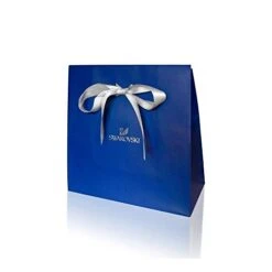 Swarovski Glass Bell Christmas Tree & Santa, Crystal, Multi-Colour, 4.8 X 3.8 Cm