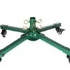 Goliath Rolling Artificial Welded Steel Christmas Tree Stand With Locking Wheels For Artificial Trees 4 To 8 Foot. Bundle 2 Items