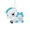 2023 Personalized Ornament Baby's First Christmas Baby Bear Holding Present Christmas Tree Ornament Artisanal Customized Decoration Baby Ornaments-Free Personalization -National Tree Company Sale Shop 31MOtgI2tOL