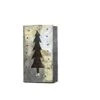 Kalalou Tin Bag Christmas Tree Luminary