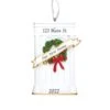 2023 Personalized White Door With Wreath Christmas Tree Ornament-First Home Family House Glitter Door Artisanal Customized Ornament-Free Personalization -National Tree Company Sale Shop 31VB3FFoUlL