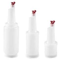 LACOR Bar Bottle With 6 Nozzles, White, 9 X 9 X 23 Cm