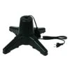 CHBC Home Electric Plastic Rotating Christmas Tree Stand For 4-7 Feet Christmas Trees With US Plug Adapters, Black(40cm)