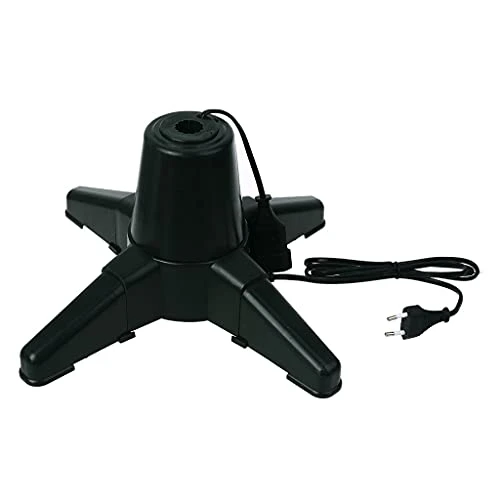 CHBC Home Electric Plastic Rotating Christmas Tree Stand For 4-7 Feet Christmas Trees With US Plug Adapters, Black(40cm) 3 CHBC Home Electric Plastic Rotating Christmas Tree Stand For 4-7 Feet Christmas Trees With US Plug Adapters, Black(40cm)
