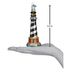 Old World Christmas Collection Glass Blown Ornaments For Christmas Tree Cape Hatteras Lighthouse, 20017 -National Tree Company Sale Shop 31dUpROxiML