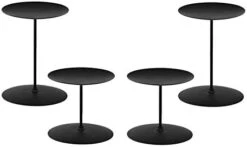 Jiyimi Christmas Candelabras Gold Candle Holders Set Of 4 Round Plate For Tables Fireplace Floor Centerpieces Metal Iron Candlestick For Pillar Candles -National Tree Company Sale Shop 31hlDc7cf6L. AC