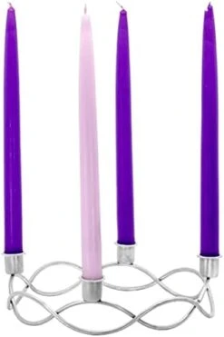 Red Co. 10" Dia Metal Christmas Advent Wreath Taper Candle Holder, Seasonal Centerpiece Decor - Old Gold -National Tree Company Sale Shop 31iPVYtvP6L. AC