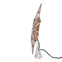 Kurt S. Adler Kurt Adler 10-Light Capiz Bethleham Star With Seahorse Treetop, Blue, White, Silver -National Tree Company Sale Shop 31kUpOp6M6L