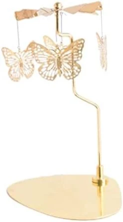 Homozy Christmas Rotating Candlestick Carousel Tree Tea Light Candle Holder Stainless Steel Ornament For Wedding Fireplace Decoration, Fairy -National Tree Company Sale Shop 31l7KgmKRbL. AC