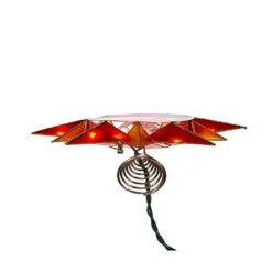 Elvis Presley 10-Light Elvis Capiz Star Treetop Tree Topper, Multi