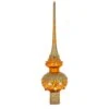 Jewels On Orange Glass Christmas Tree Topper 11 Inches -National Tree Company Sale Shop 31n3YPUpQpL