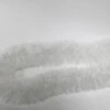 CareCheer 25 Feet Christmas Tree Tinsel Garland Metallic Twist Garland Sparkly Foil Streamer For Mardi Gras Parade Floats Christmas New Year Wedding Birthday, 4" X 25' (White)