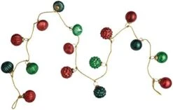 Creative Co-Op Distressed White & Grey Embossed Mercury Glass Ornament Fabric String Garland, Taupe And Cream 31 Creative Co-Op Distressed White & Grey Embossed Mercury Glass Ornament Fabric String Garland, Taupe And Cream -National Tree Company Sale Shop 31tg6DwcfL. AC