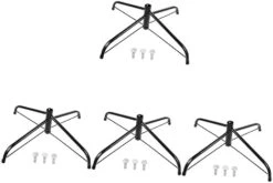 NOLITOY 4 Pcs Christmas Tree Iron Tripod Foldable Metal Christmas Tree Stand Xmas Tree Supplies Christmas Tree Base L Brackets Heavy Duty Green Accessories Stand For Christmas Tree Metal -National Tree Company Sale Shop 31yWhqCaUML. AC