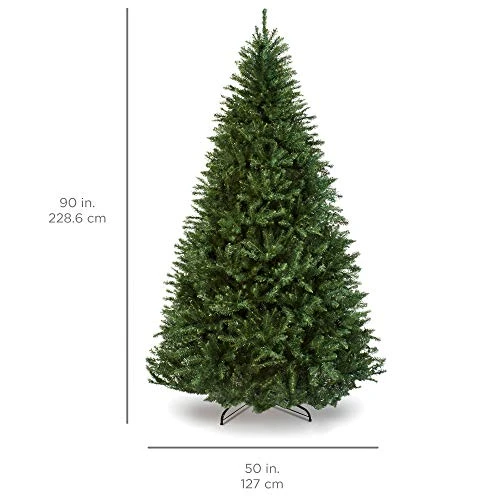 Best Choice Products 7.5ft Hinged Douglas Full Fir Artificial Christmas Tree Holiday Decoration W/ 2,254 Branch Tips, Easy Assembly, Foldable Metal Stand, Green 7 Best Choice Products 7.5ft Hinged Douglas Full Fir Artificial Christmas Tree Holiday Decoration W/ 2,254 Branch Tips, Easy Assembly, Foldable Metal Stand, Green - Image 5