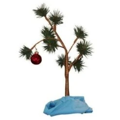 Peanuts Charlie Brown Christmas Tree With Blanket 24" Tall (Non-Musical)