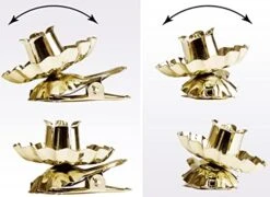 BRUBAKER 20 Pack Tree Candle Holders For Christmas Tree - Gold - Traditional Vintage Candle Holders With Clip -National Tree Company Sale Shop 411rtMHgp5L