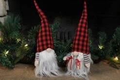 JOYIN 2 PCS Christmas Couple Gnome Christmas Tabletop, Gnome Plush Ornaments For Christmas Tabletop Decorations -National Tree Company Sale Shop 414ViPQUPpL