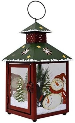 Metal Lantern Christmas Decorations With LED Light Indoor Outdoor Decorative Hanging Lanterns Santa Decor Hand Painted Rustic Metal Glass Small Christmas Lanterns Table Decor Xmas Holiday Party Decor 17 Metal Lantern Christmas Decorations With LED Light Indoor Outdoor Decorative Hanging Lanterns Santa Decor Hand Painted Rustic Metal Glass Small Christmas Lanterns Table Decor Xmas Holiday Party Decor -National Tree Company Sale Shop 414cH6CeUIL. AC
