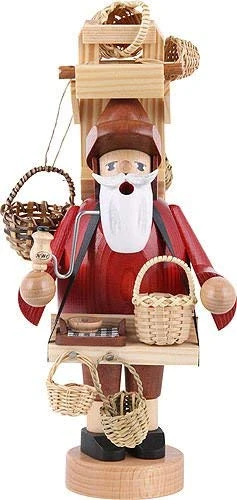 KWO Basket Vendor German Christmas Incense Smoker Handcrafted In Germany New