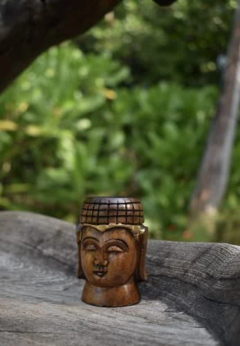 Handcrafted T Light Holder Lucky Charm Tealight Candle Stand T-Light Holder For Christmas Festival Décor Decoration, Gifts, Decorative Lighting (Buddha Face) 7 Handcrafted T Light Holder Lucky Charm Tealight Candle Stand T-Light Holder For Christmas Festival Décor Decoration, Gifts, Decorative Lighting (Buddha Face) - Image 5