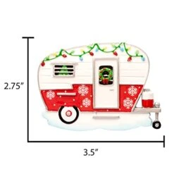 UniqXmas Personalized RV Christmas Ornament 2023 - Free Customization | Pop Up Christmas Camper, Travel Trailer, Motorhome Winter Vacation For Xmas Tree | First-Time RVer Keepsake - Custom Name & Year -National Tree Company Sale Shop 415ouIzIaUL