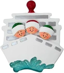 Personalized Family Ornament 2022 - Family Of Four Christmas Ornaments 2022 - Family Cruise Ship Ornament Family Of 4 Ship Ornaments Vacation Ornaments 2022 - Free Customization -National Tree Company Sale Shop 416 CBlqo5L. AC
