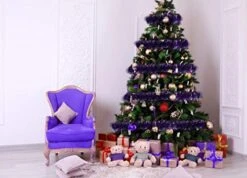 Mardi Gras Purple Tinsel Garland Metallic Streamers Celebrate A Holiday New Years Eve Happy Party Ceiling Hanging Decorations Indoor And Outdoor Disco Party Supplies 16 Mardi Gras Purple Tinsel Garland Metallic Streamers Celebrate A Holiday New Years Eve Happy Party Ceiling Hanging Decorations Indoor And Outdoor Disco Party Supplies -National Tree Company Sale Shop 4171KLHCxQL