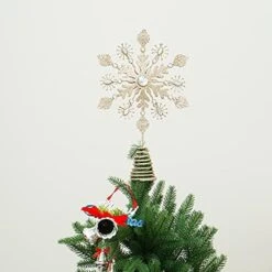 Christmas Tree Topper Sparkling Metal Tree Topper For Christmas Tree Top Decoration And Home Holiday Decor -National Tree Company Sale Shop 417Hah7W9hL. AC