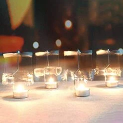 Metal Tealight Candlestick ,3Pcs Christmas Candle Spinner, Rotary Spinning Candle Holder For Christmas Wedding Home Decor Gifts -National Tree Company Sale Shop 417OZV6d1sL
