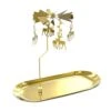 Christmas Spinning Candle Holder,Gold Metal Spinning Flying Deer Tea Lights Candle Holder,Romantic Designed Candlestick Ornament For Wedding Party Christmas Festival Home Decor Gift(Golden) -National Tree Company Sale Shop 4195fyzjNUL