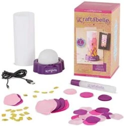 Craftabelle – Fairy Lights Creation Kit – DIY Twinkle Lights For Bedroom – 7pc String Light Set With Accessories – DIY Arts & Crafts For Kids Aged 8 Years + -National Tree Company Sale Shop 419aUafxoYL. AC