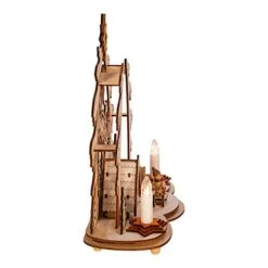Kurt S. Adler Kurt Adler 10.82-Inch Battery-Operated LED Wood Village House, Multi -National Tree Company Sale Shop 41BO2bpndSL