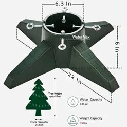 Blissun Christmas Tree Stand, Xmas Tree Base Stand, Christmas Tree Holder For Real Trees, Green -National Tree Company Sale Shop 41BRrrm5NRL