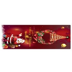 Merry Christmas Welcome Doormats 40x120CM, Christmas Party Decor, Merry Christmas Rugs Indoor Party Decor Gifts, Indoor Home Carpets Decor, For Bedroom, Kitchen, Bed, Car Seat (A) -National Tree Company Sale Shop 41DKf2LoIiL