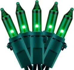 YULETIME Orange String Lights With Green Wire, 66 Feet 200 Count UL Certified Christmas Light, Pack Of 2 Sets 33 Ft 100 Opaque Mini Light Set For Halloween Thanksgiving Holidays (Orange) -National Tree Company Sale Shop 41DTOqAjX1L. AC