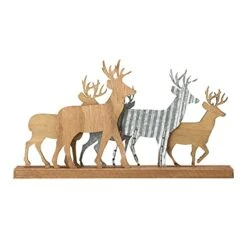 Glitzhome Christmas Centerpiece Table Decoration 18 Inches Galvanized Metal Christmas Reindeer Decor Farmhouse Galvanized Wood Deer Decor Rustic Christmas Decor For Table Mantle Fireplace Xmas Decor 9 Glitzhome Christmas Centerpiece Table Decoration 18 Inches Galvanized Metal Christmas Reindeer Decor Farmhouse Galvanized Wood Deer Decor Rustic Christmas Decor For Table Mantle Fireplace Xmas Decor -National Tree Company Sale Shop 41Dd1fG3OEL