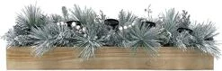 Fraser Hill Farm Glittery Pine Christmas Tabletop Candle Holder, 42 Inch Length | With White Berries And Ornament Balls | Holds 5 Pillar Candles | Perfect Holiday Decoration | F042CHTT008-0SN -National Tree Company Sale Shop 41Dnms2ijIL. AC