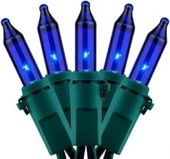 YULETIME Orange String Lights With Green Wire, 66 Feet 200 Count UL Certified Christmas Light, Pack Of 2 Sets 33 Ft 100 Opaque Mini Light Set For Halloween Thanksgiving Holidays (Orange) -National Tree Company Sale Shop 41EIHFSY5kL. AC