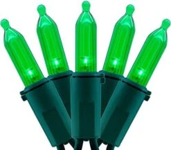 YULETIME Red White & Blue LED Christmas Lights With Green Wire, 66 Feet 200 Count UL Certified Commercial Grade String Light Set For Independence Day Patriotic Holidays (Red White & Blue) -National Tree Company Sale Shop 41ElBbVnbFS. AC