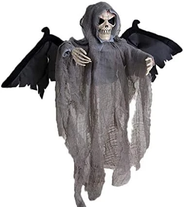 Halloween Luminous Sound Halloween Flying Electric Control Decoration Home Decor (Black, One Size) 3 Halloween Luminous Sound Halloween Flying Electric Control Decoration Home Decor (Black, One Size)