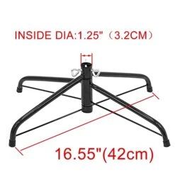 Christmas Tree Stand For Artificial Tree Folding Stand, Replacement Xmas Tree Stand Base For 4 Ft To 8.5Ft Artificial Trees,Fits 0.5-1.25 Inch Tree Pole,Black 5 Christmas Tree Stand For Artificial Tree Folding Stand, Replacement Xmas Tree Stand Base For 4 Ft To 8.5Ft Artificial Trees,Fits 0.5-1.25 Inch Tree Pole,Black -National Tree Company Sale Shop 41FROtLNseL