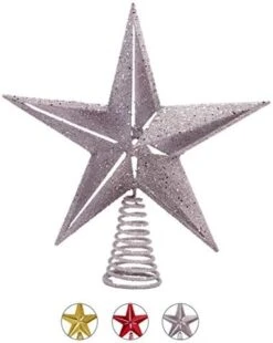 Christmas Traditions 10 Inch Gold Glittered Filigree Christmas Star Tree Topper Star For Large Tree 6 Feet-8 Feet Tall/Home Decor Ornaments -National Tree Company Sale Shop 41FlBiA2PL. AC