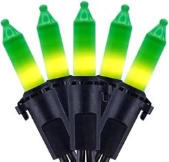 YULETIME Orange String Lights With Black Wire, 66 Feet 200 Count UL Certified Christmas Light, Pack Of 2 Sets 33 Ft 100 Amber Mini Light Set For Halloween Thanksgiving Holidays (Orange) -National Tree Company Sale Shop 41GR4CoWrmS. AC