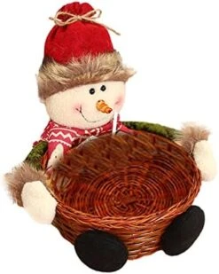 Keep Sunday Halloween Christmas Cute Candy Storage Basket Halloween Easter Decoration Cookie Cake Storage Decoration Holiday Table Desk Decor Gift (C, One Size) -National Tree Company Sale Shop 41GS0ed gLL. AC